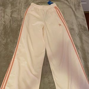 Adidas Track pants, pink track pants, wind pants